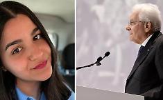 Claudia Savarino, il presidente della Repubblica Sergio Mattarella