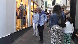 Morte Valentino, le indimenticabili passeggiate nella sua amata Capri