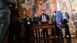 Agrigento, il neosindaco, Franco Micciché, presenta la sua giunta