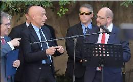 Migranti, il ministro Minniti: &laquo;Grazie a Catania e alla Sicilia per quanto fatto&raquo;