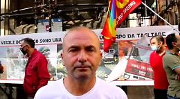 Catania, il sit in dei vigili del fuoco: servono mezzi e personale