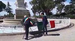 Coronavirus, celebrato in maniera sobria il 25 Aprile nel capoluogo