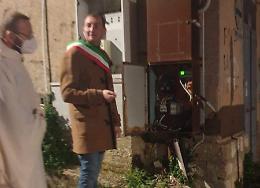 Acceso per la prima volta l'impianto di illuminazione tra via Agrigento e panoramica Pizzo di Santa