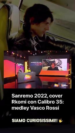 Sanremo: attesa per le Cover, Vasco Rossi "curiosissimo" di ascoltare il medley di Rkomi