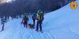 Cinque persone ferite da slittini "pirata" a Piano Battaglia