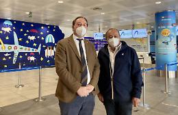 L'aeroporto di Palermo diventa hub vaccinale