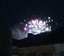 Civita, dieci minuti di fuochi d’artificio come se Catania festeggiasse Sant’Agata