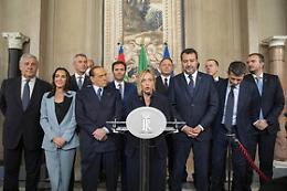 Governo, incontro lampo per Centrodestra al Quirinale. Meloni: «E' andata bene» (VIDEO)