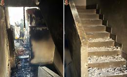 Catania, palazzina a fuoco in via Aurora: quindici famiglie evacuate e due poliziotti intossicati