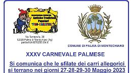 Palma di Montechiaro posticipa il Carnevale