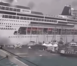 Il maltempo arriva in Sicilia: a Siracusa tromba d'aria anche su una nave da crociera