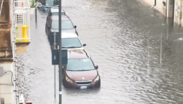 Bomba d'acqua a Siracusa, città allagata e viabilità in tilt