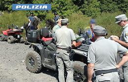 Scorrazzavano con quad e motociclette nella zona B del Parco dell'Etna: sanzionati dalla Forestale