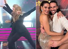 Giulia Vecchio sorprende a "Ballando con le Stelle": prima "doppia" Milly Carlucci e poi scende in pista per una Salsa