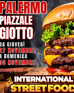 Sapori dal mondo a Palermo: l'International Street Food arriva a Piazzale Giotto