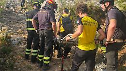 Cade durante l'escursione a Cavagrande: soccorsa una turista francese