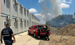 Maxi intervento salva la base Webuild ad Agira dal rogo sulla strada provinciale 61