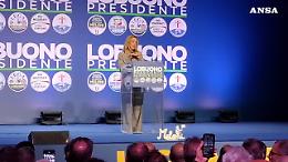 Meloni: «Sinistra ai margini della politica per supponenza». Video