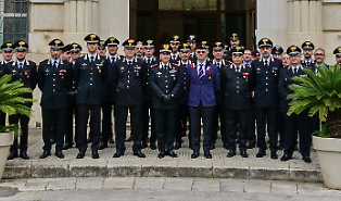 Ragusa, il generale di corpo d'armata Domizi in visita al comando provinciale dei carabinieri