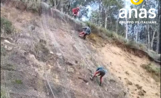 Maltempo, dopo la frana lungo la statale nell'Ennese la strada per Aidone sar&agrave; presto riaperta