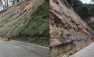 Aidone, riapre la statale 288: era stata chiusa per la frana causata da "Harry"