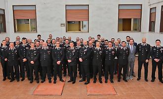 Il generale Domizi visita il comando dell'Arma: ringraziamenti e focus sulle sfide del territorio