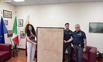 Nicosia, la mappa storica era finita in uno studio privato: blitz della Guardia di finanza, denunciato professionista