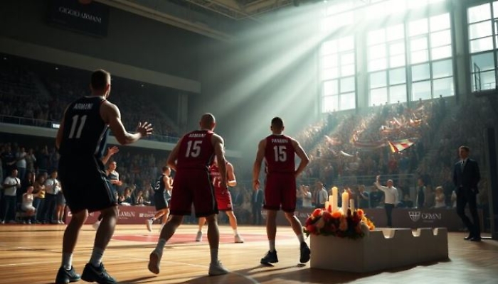 Le leggende non muoiono mai: applausi al Forum per l'omaggio dell'Olimpia Milano a Giorgio Armani
