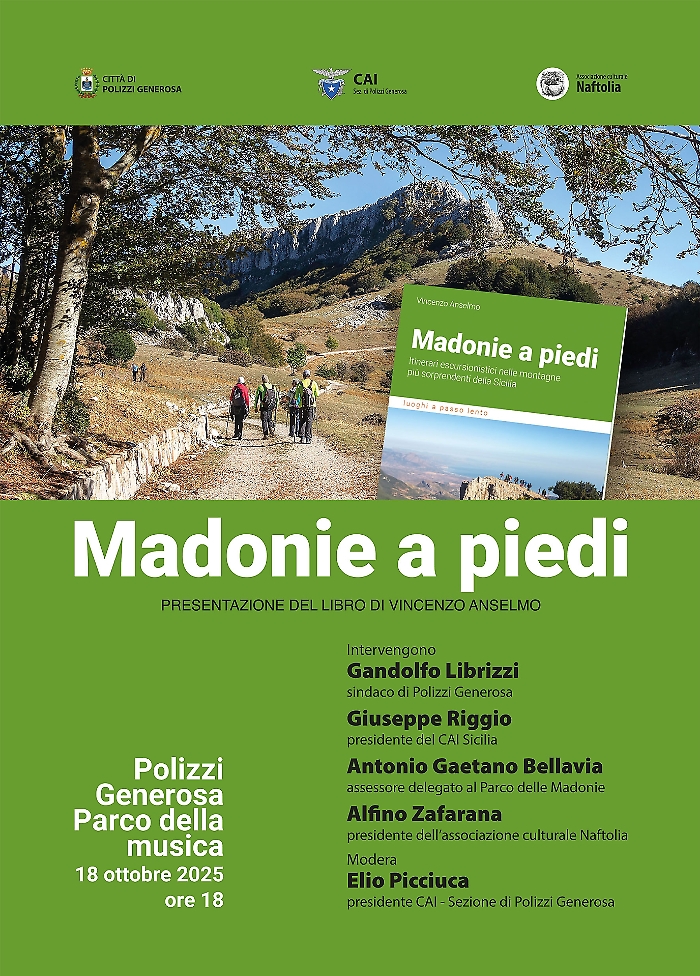 A passo lento nelle Madonie: presentazione della nuova edizione di "Madonie a piedi" a Polizzi Generosa