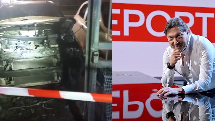 Una bomba distrugge l'auto di Sigfrido Ranucci, conduttore di Report. Il video