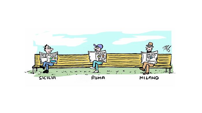 Vignetta Roma Milano