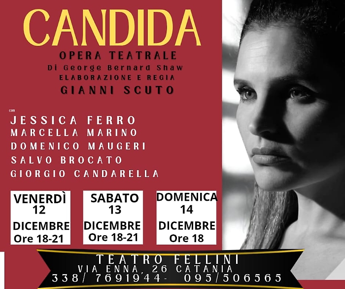&ldquo;Candida&rdquo;, la misteriosa commedia di Shaw al teatro Fellini