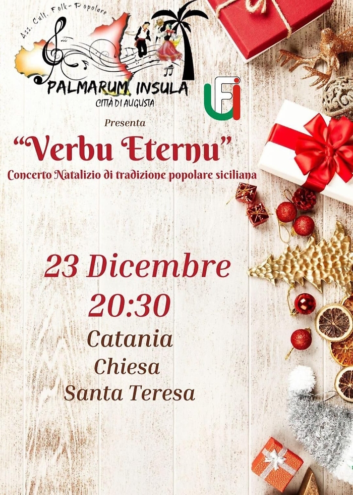 Locandina concerto di Natale
