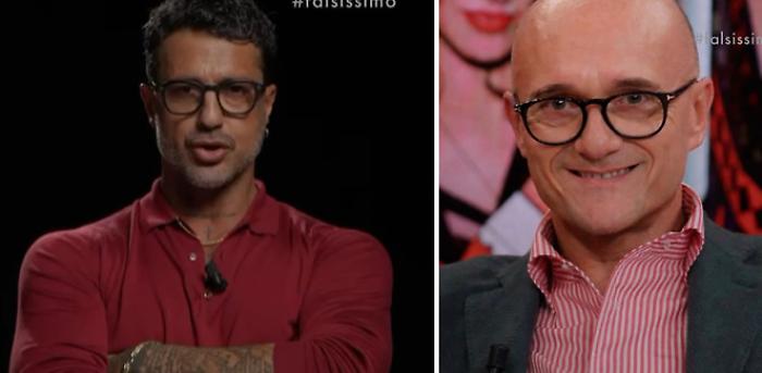 da sinistra Fabrizio Corona, Alfonso Signorini