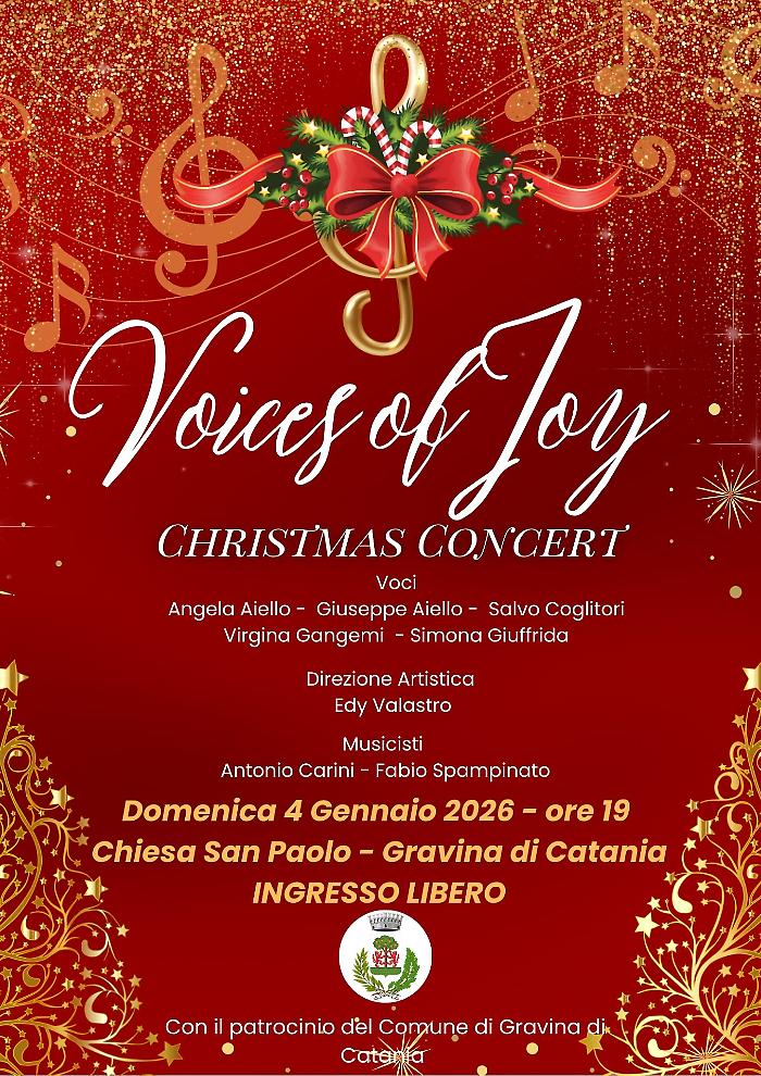 Domenica 4 gennaio a Gravina di Catania: tre eventi tra solidariet&agrave; e musica