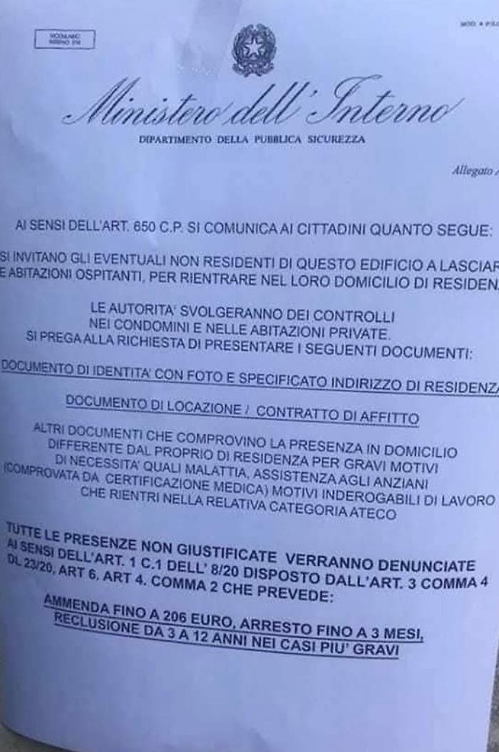Continua in provincia di Ragusa l'affissione di manifesti fasulli da parte di potenziali ladri di appartamento