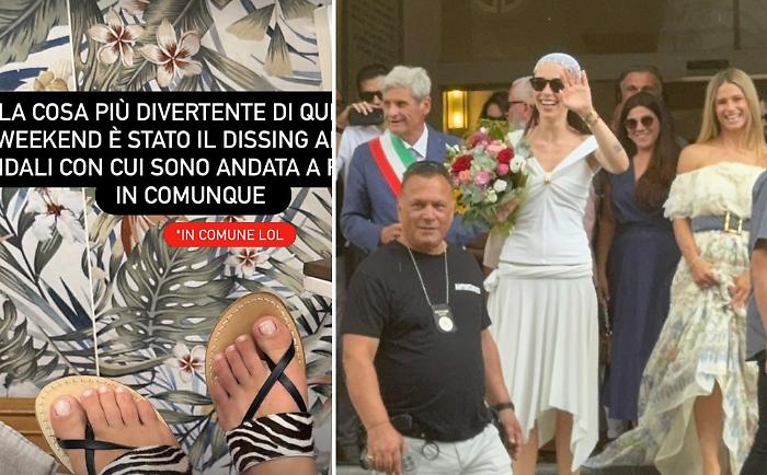Aurora Ramazzotti e il "dissing" sulle infradito a Militello: "Non so fare le valigie"