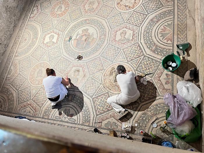 Mosaici al sicuro: a Piazza Armerina parte la manutenzione programmata della Villa Romana del Casale